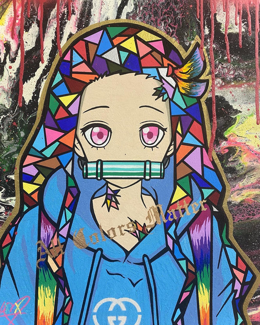 "VAMPIRE GIRL RAINBOW"