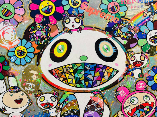 "SUPER PANDA RAINBOW"