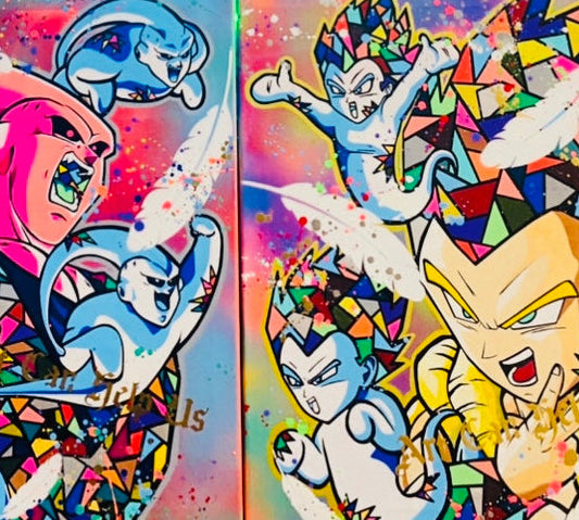 "GHOST BATTLE RAINBOW" (2 PRINTS)
