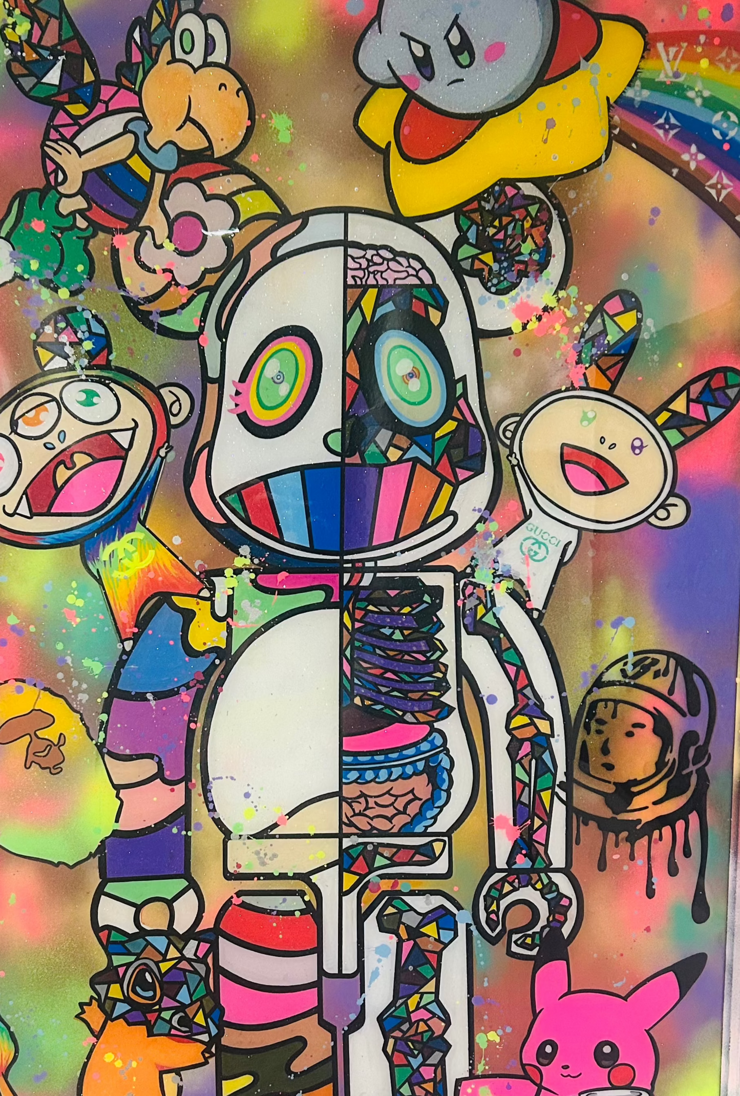 DISSECTED BEARBRICK RAINBOW