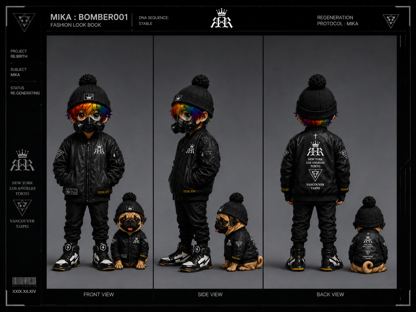 “BOMBER 001”