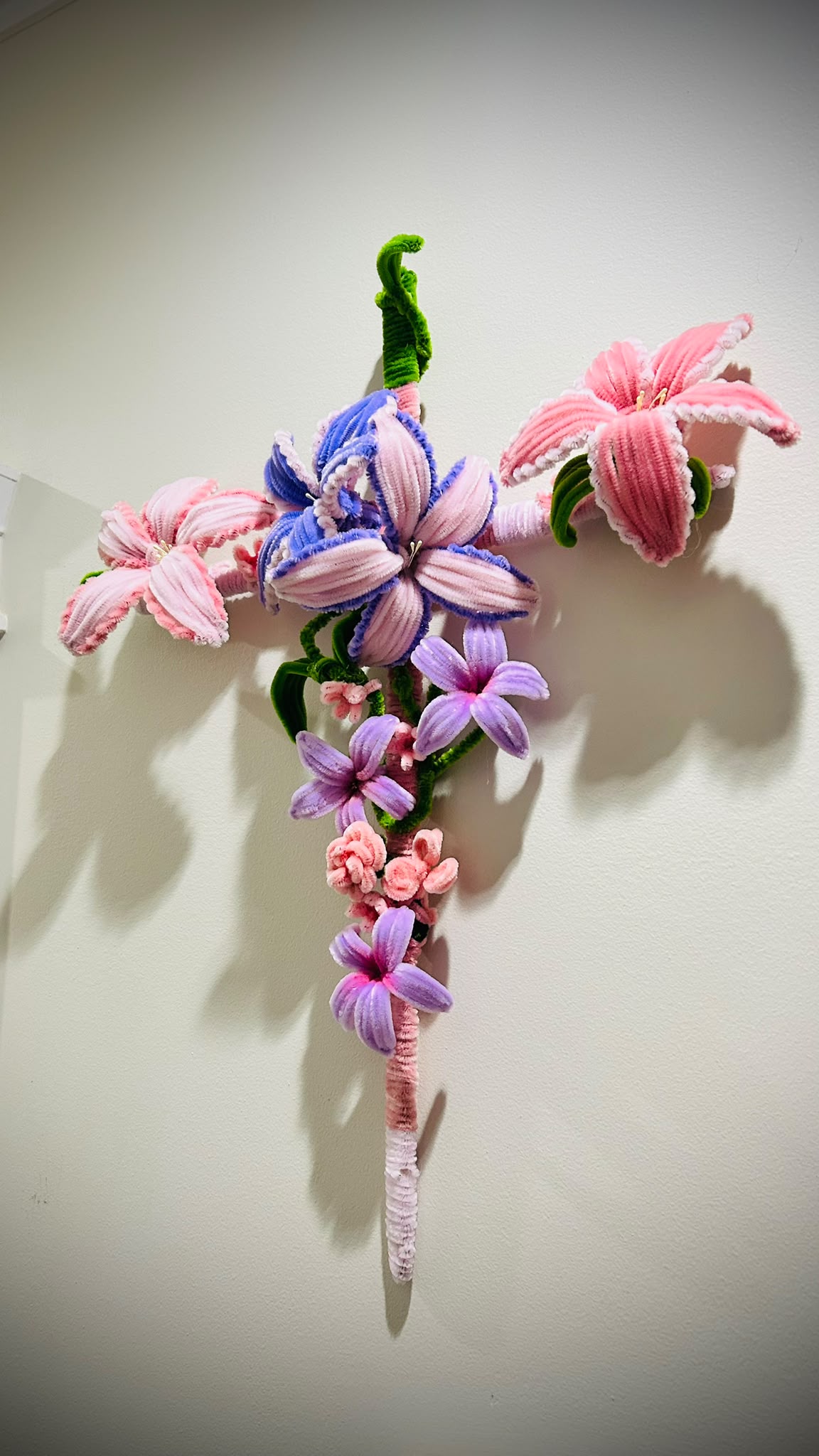 MEGA RAINBOW FLOWER CROSS