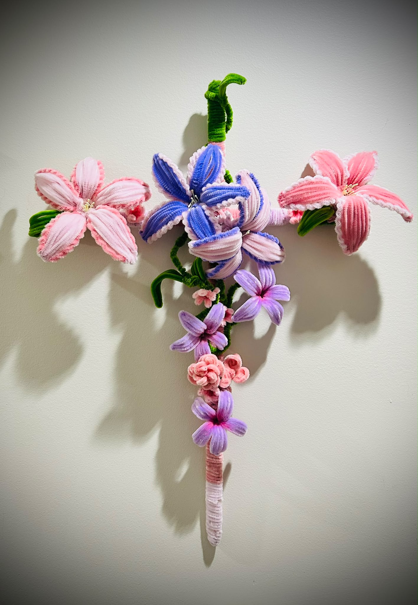 MEGA RAINBOW FLOWER CROSS