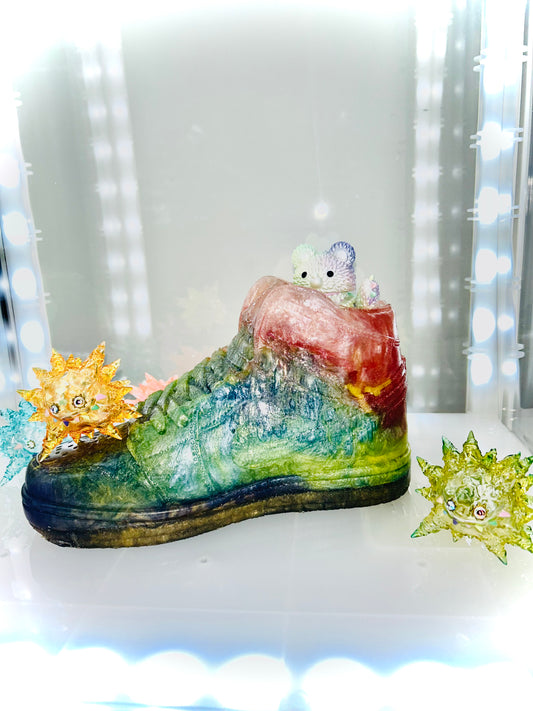 (SOLD OUT)Galaxy Rainbow AJ1 Sculpture